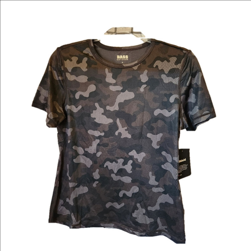 Bass Black Camouflage T-Shirt